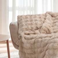 Fanni K Aava torkkupeitto 127x152 cm hiekka